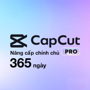 capcut pro nâng cấp chính chủ nền tím xanh