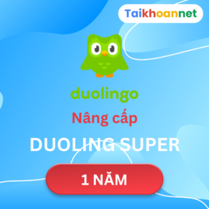 Nâng cấp Duolingo Super 1 năm không quảng cáo học ngôn ngữ không giới hạn
