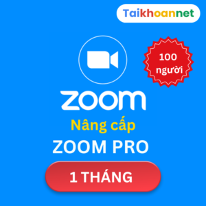 Nâng cấp Zoom Pro 100 thành viên