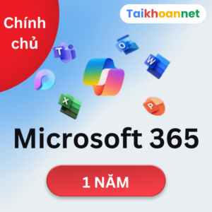Tài khoản Office 365 1 năm chính chủ