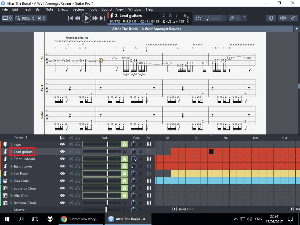 Giao diện Ultimate Guitar Pro – công cụ học guitar, bass và ukulele trực tuyế