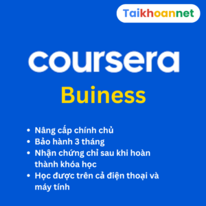 Coursera Business (3 tháng)- Nâng cấp chính chủ