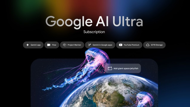 Giao diện Google AI Ultra – Trí tuệ nhân tạo cao cấp, xử lý hình ảnh và văn bản.