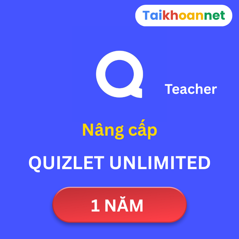 Nâng cấp Quizlet Teacher 1 năm