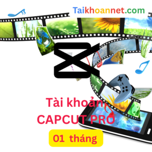 Tài khoản CapCut Pro 1 tháng cấp sẵn