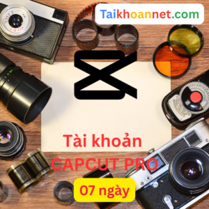 Tài khoản CapCut Pro 7 ngày cấp sẵn