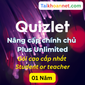Nâng cấp Quizlet Plus Unlimited giá rẻ