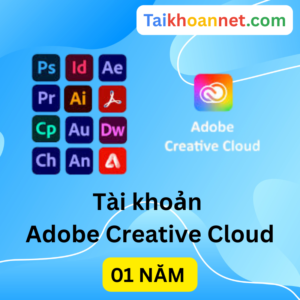 Mua Adobe Creative Cloud giá rẻ 1 năm bản quyền Adobe chính hãng